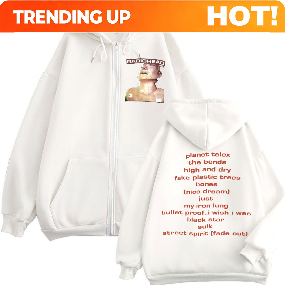 Mens Fashion Zip Up Hoodies - Moletom com Zíper do Álbum de
