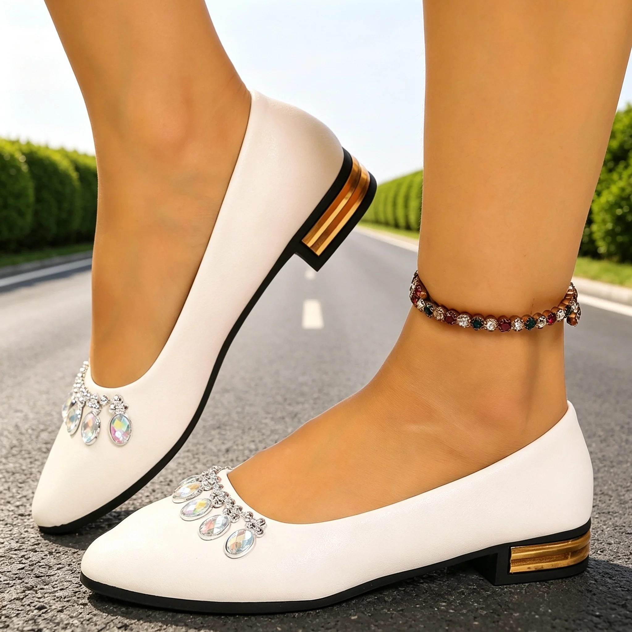 Men'S Fashion News - Sapatilhas Femininas de Bico Fino, Tamanhos