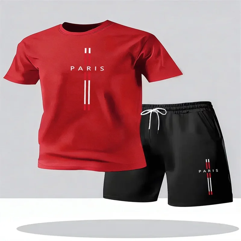 Men'S Fashion News - Conjunto Masculino PARIS, Novo Conjunto Esportivo