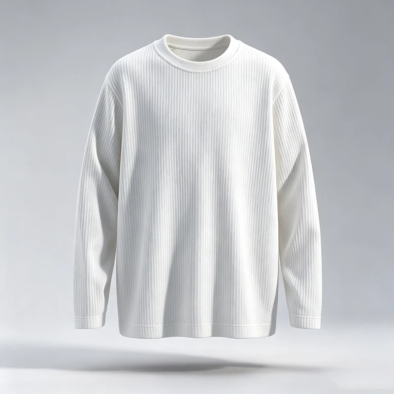 Mens Fashion Summer - Camiseta masculina de manga comprida com