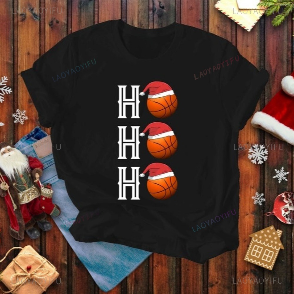 Men'S Fashion With Hat - Ho ho ho basquete papai noel