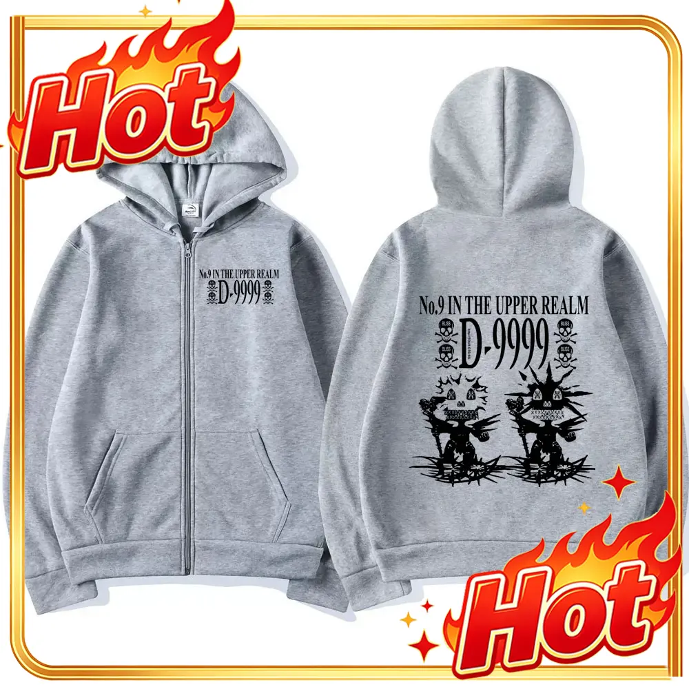 Mens Fashion Zip Up Hoodies - Moletom com Zíper Oversized Casual para