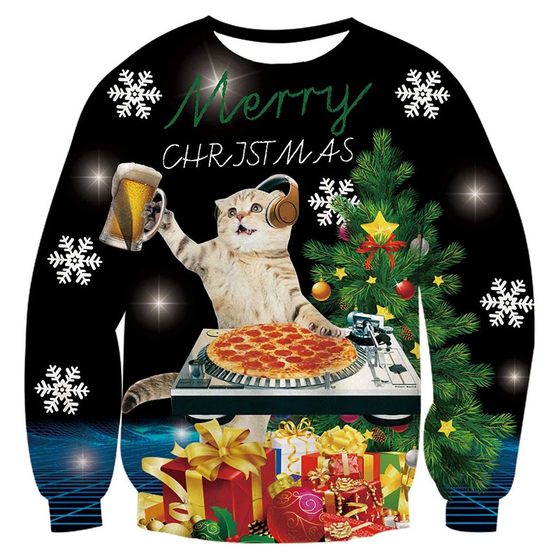 Camisola de Natal engraçada co - Mens Fashion Clothes avaliação e preço