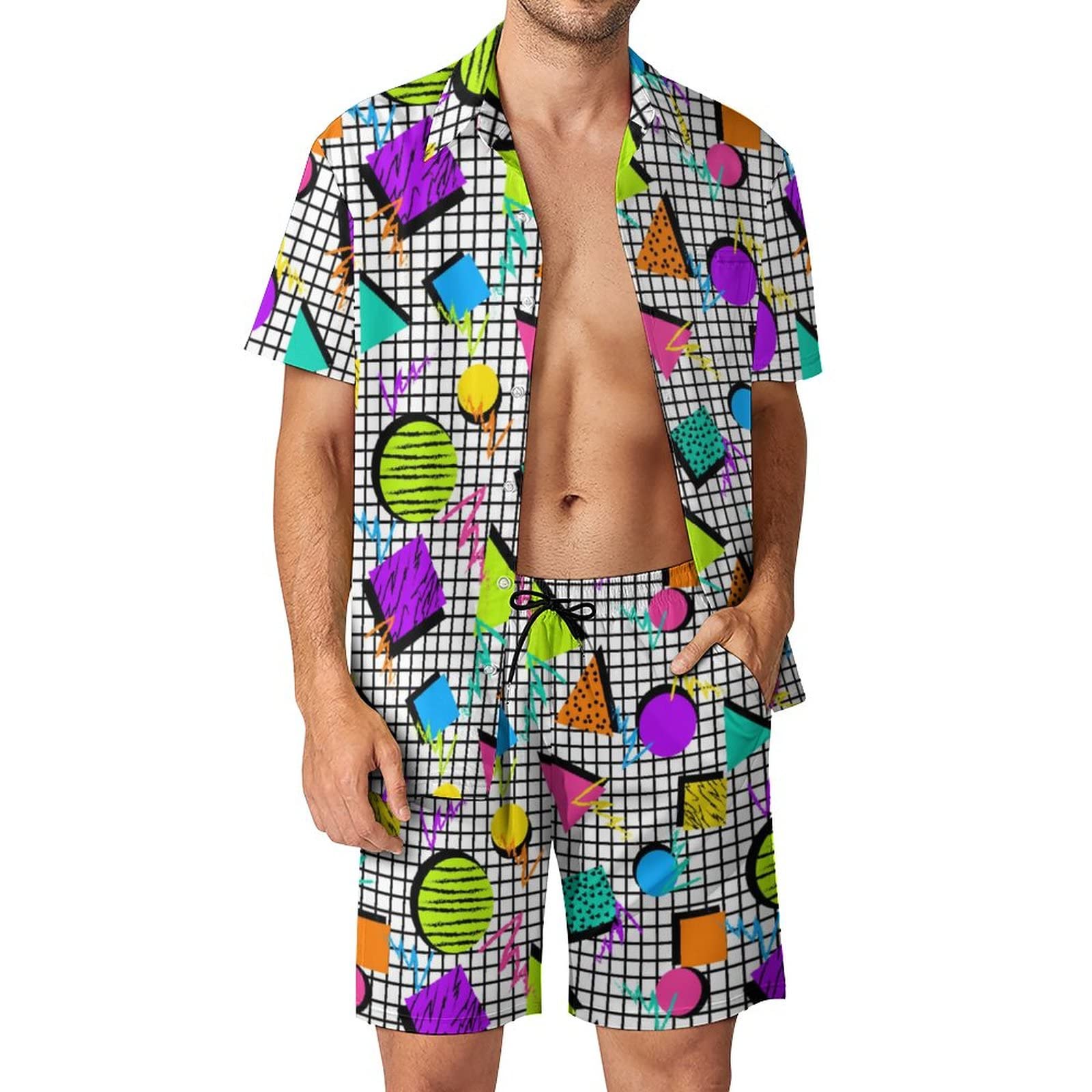 Conjunto de Camisa e Shorts Ma - Mens Fashion Clothes avaliação e preço