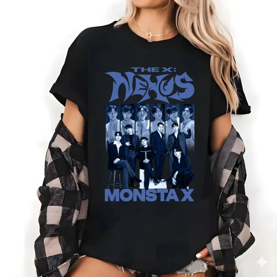 MONSTA X The X: T-shirt da tur - Men'S Fashion X avaliação e preço