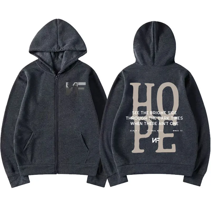 Moletom com Zíper da Rapper NF - Mens Fashion Zip Up Hoodies avaliação e preço
