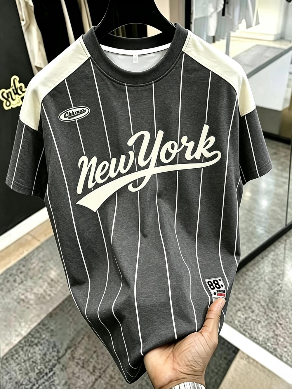Nova camiseta de treino mascul - Men'S Fashion New York avaliação e preço