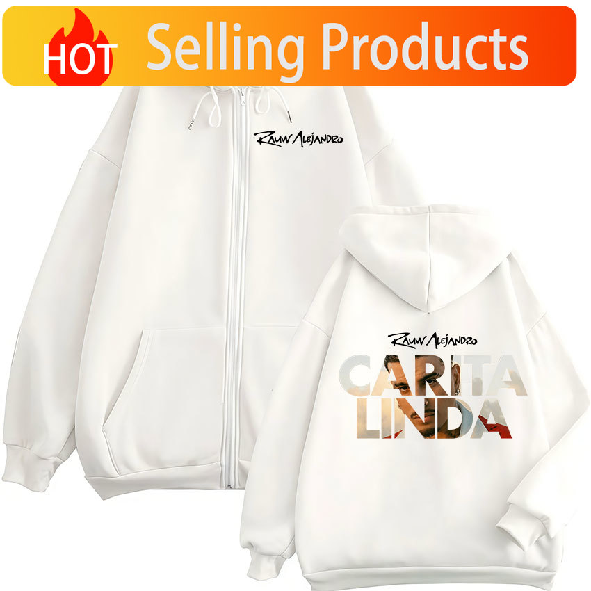 Rauw Alejandro Carita Linda 20 - Mens Fashion Zip Up Hoodies avaliação e preço