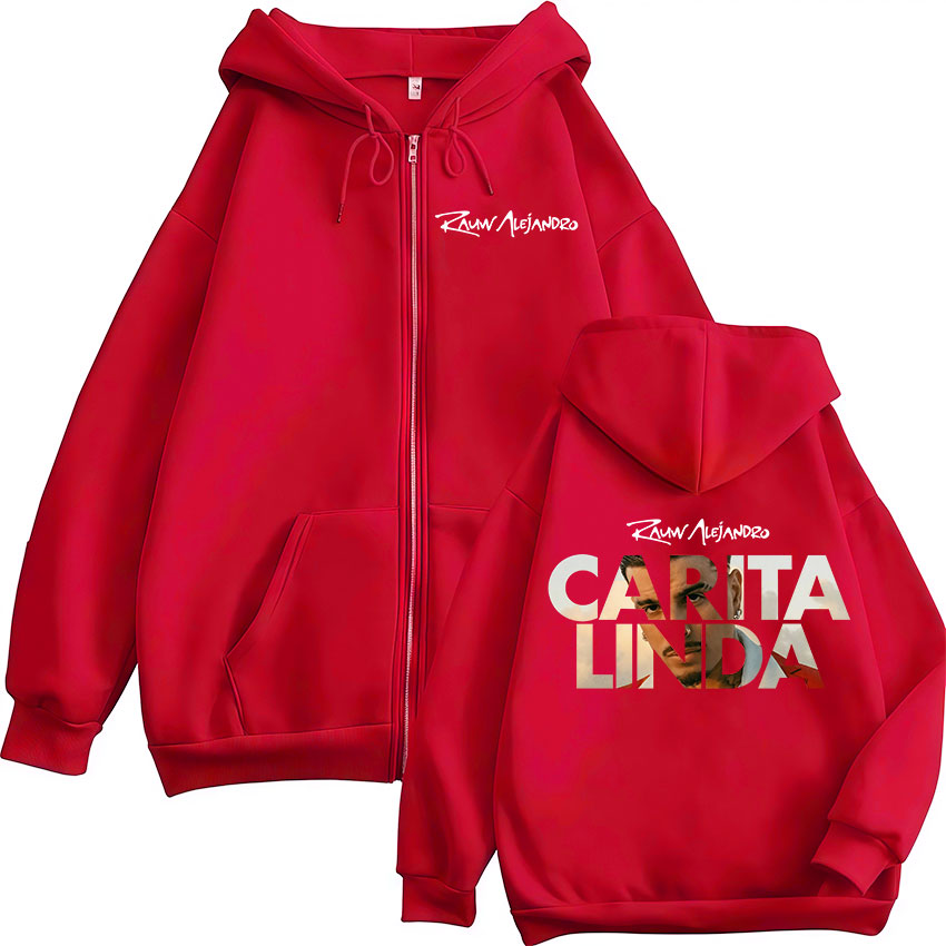 Rauw Alejandro Carita Linda 20 - Mens Fashion Zip Up Hoodies avaliação e preço