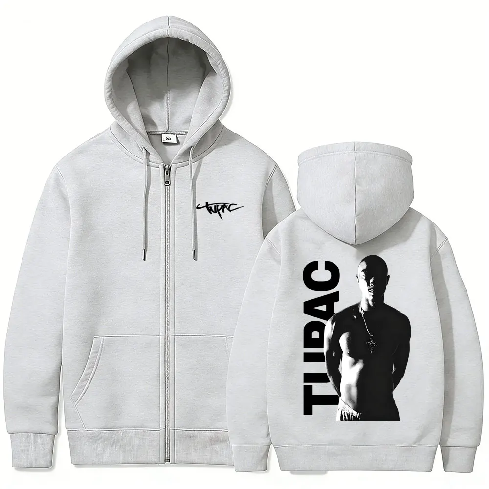 Moletom com zíper do rapper Tu - Mens Fashion Zip Up Hoodies avaliação e preço